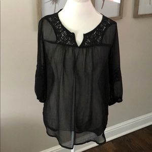 Mossimo sheer tunic
